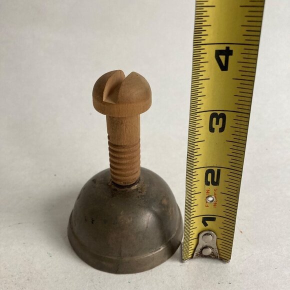Vintage Bolt & Nut Decorative Bell Screw Handmade - Picture 2 of 6